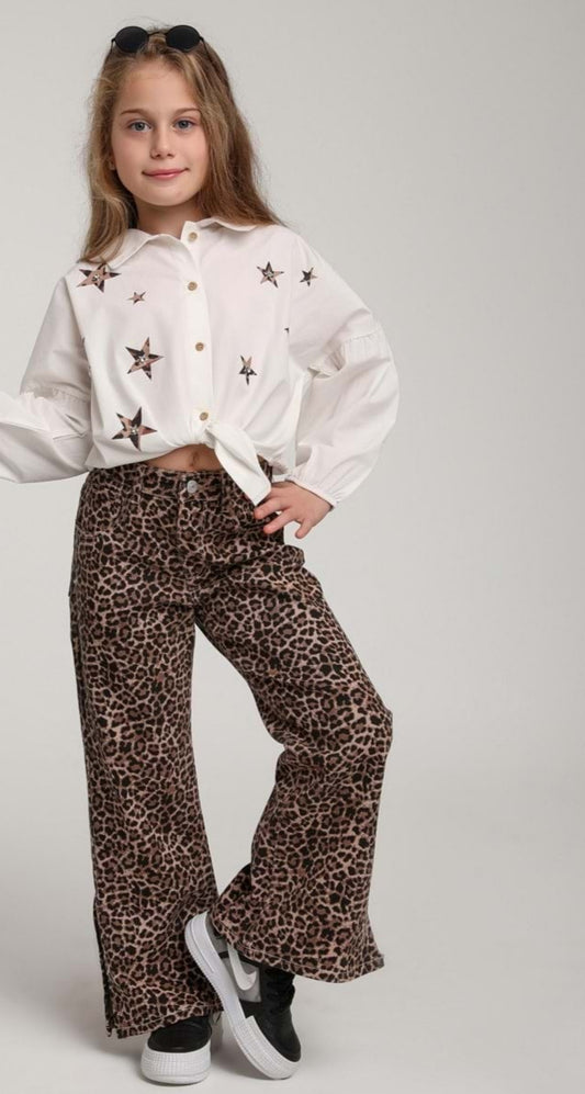 ESCABEL LEOPAR PANTALON GÖMLEK TAKIM