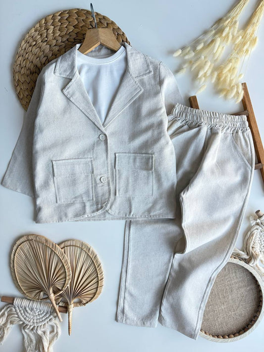 KETEN CEKET PANTALON TAKIM