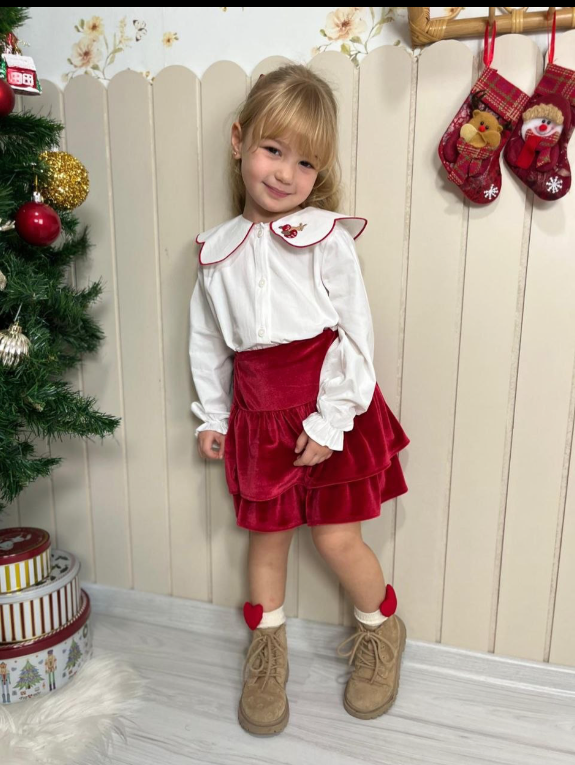 KADİFE ETEK GÖMLEK TAKIM